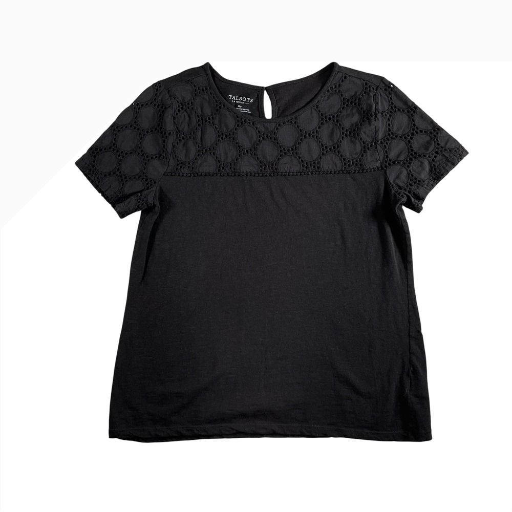 Talbots Petites Women's‎ Short Sleeve 100% Cotton T-Shirt Size MP